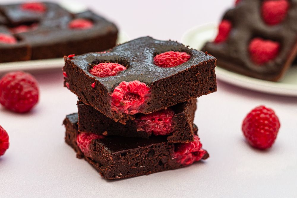 Brownie Aux Framboises Sans Beurre Amandine Cooking Brownie Aux Framboises Sans Beurre Amandine Cooking
