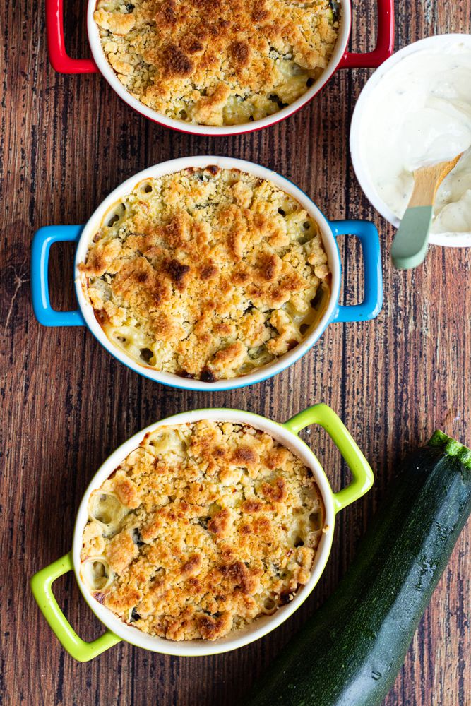 crumble courgette