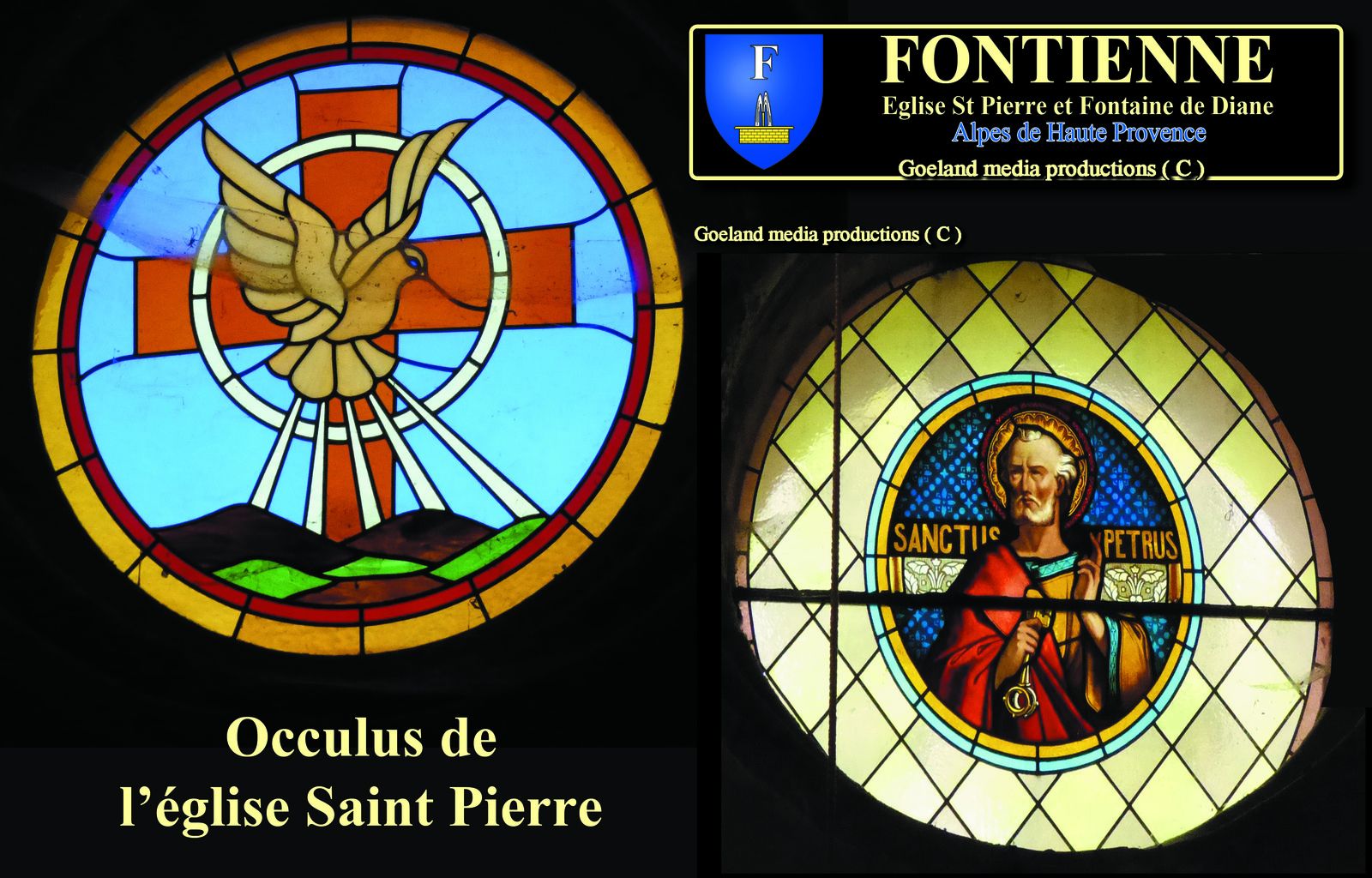 Eglise Saint Pierre - FONTIENNE ( 04 ) - Alpes de Hautes Provence - roman