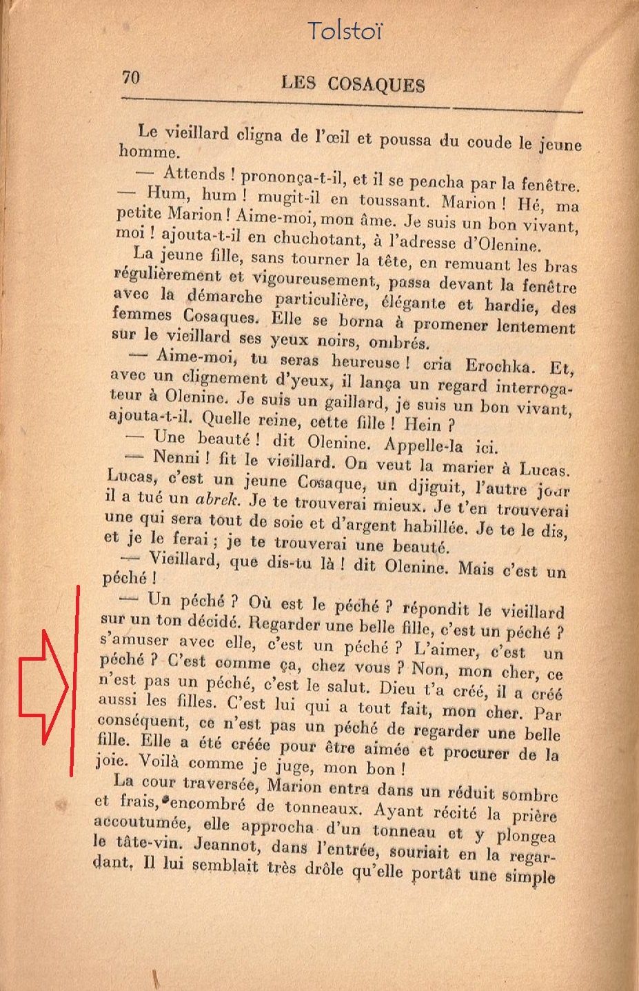 Tolstoï: Les Cosaques. Traduit par Pierre Pascal, Gallimard, 1948