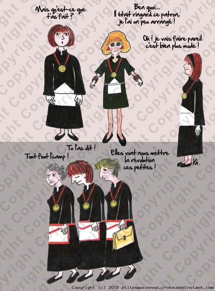 Une joyeuse illustration de Ka et ses ptites maçonnes...