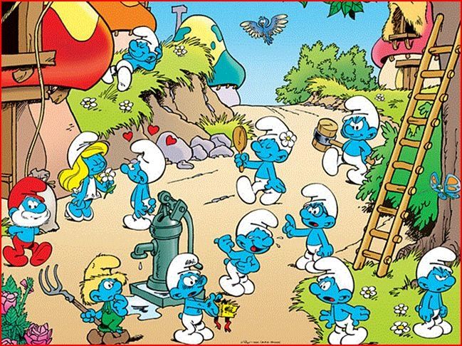 La B.D.: les Schtroumpfs - Profmichelle