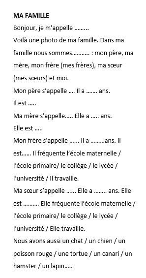 Voila Ma Famille Profmichelle
