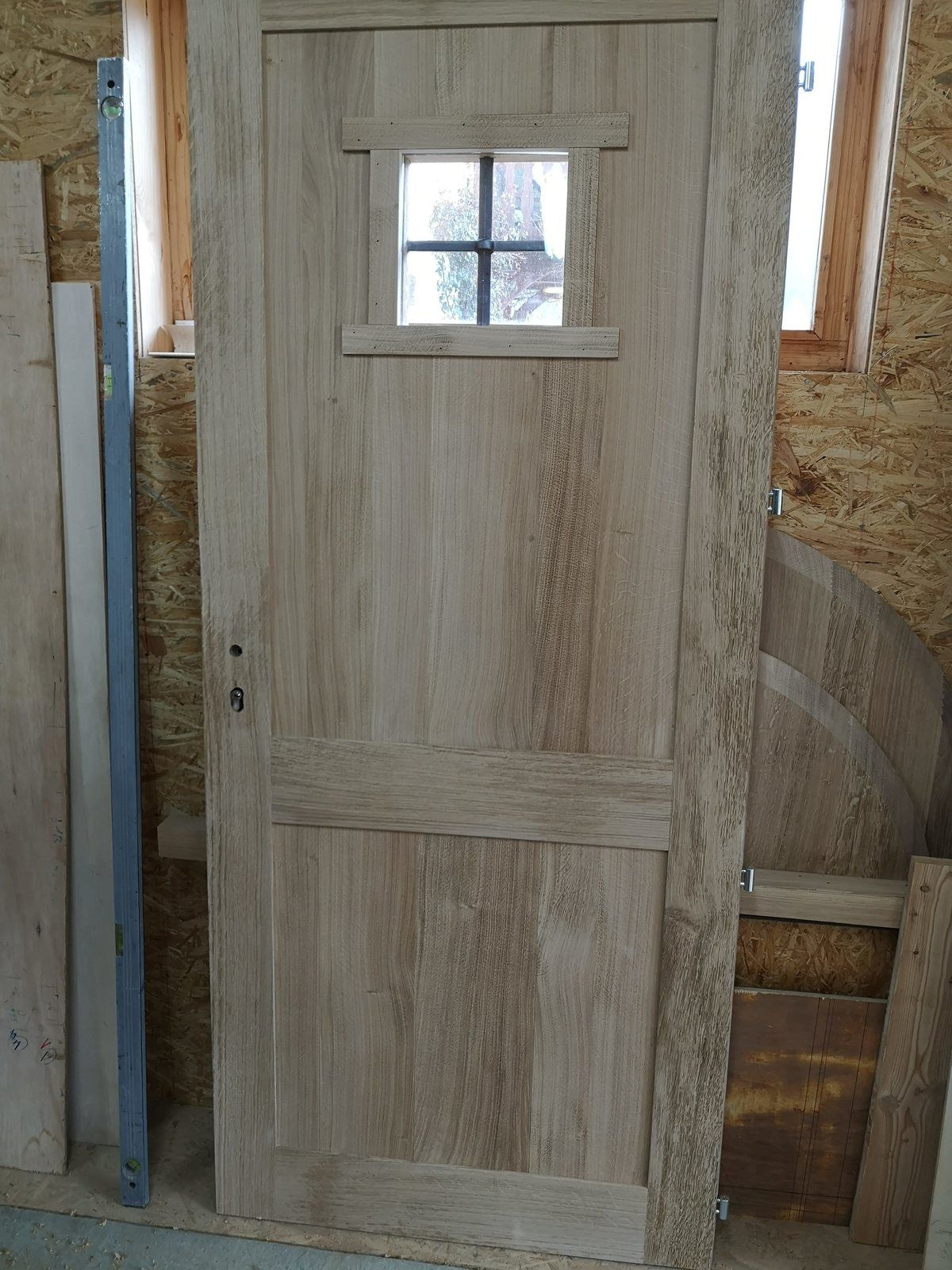 porte bois vitrée intérieure