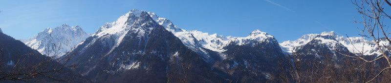 Les montagnes de St Rémy de Maurienne.