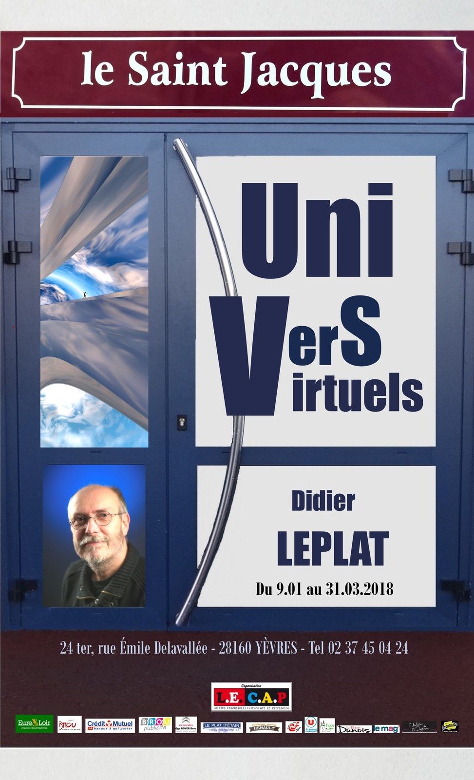Didier Leplat expose au Saint-Jacques en 2018