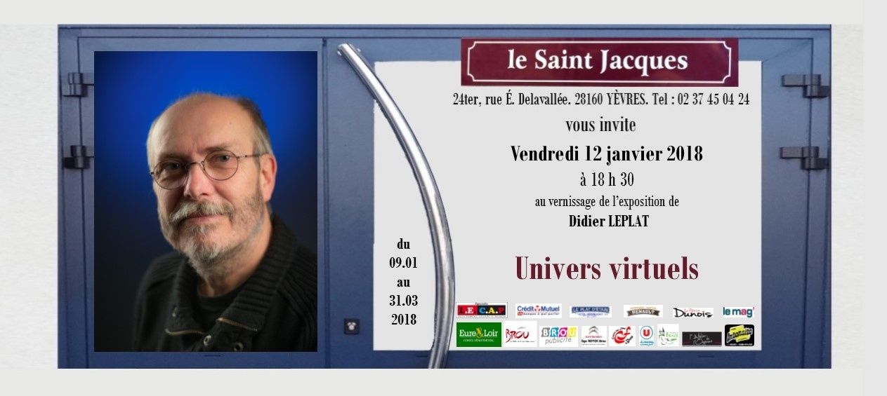 Didier Leplat expose au Saint-Jacques en 2018