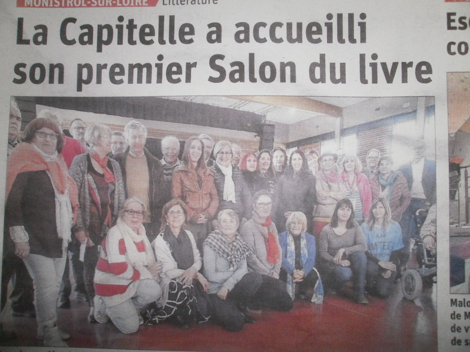 La photo d'un article du Progrès sur le SDL de Monistrol sur Loire (43).