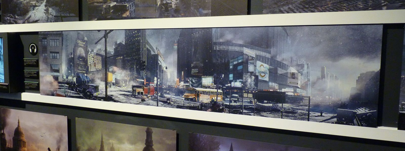 Un des nombreuses peintures numériques présentées lors de l'exposition sur l'Art dans le Jeu Vidéo cet hiver au muse d'Art Ludique
