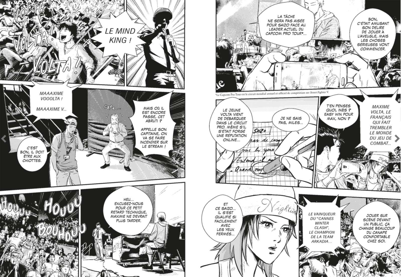 ExtraitS du manga VERSUS FIGHTING STORY publié aux éditions GLENAT MANGA