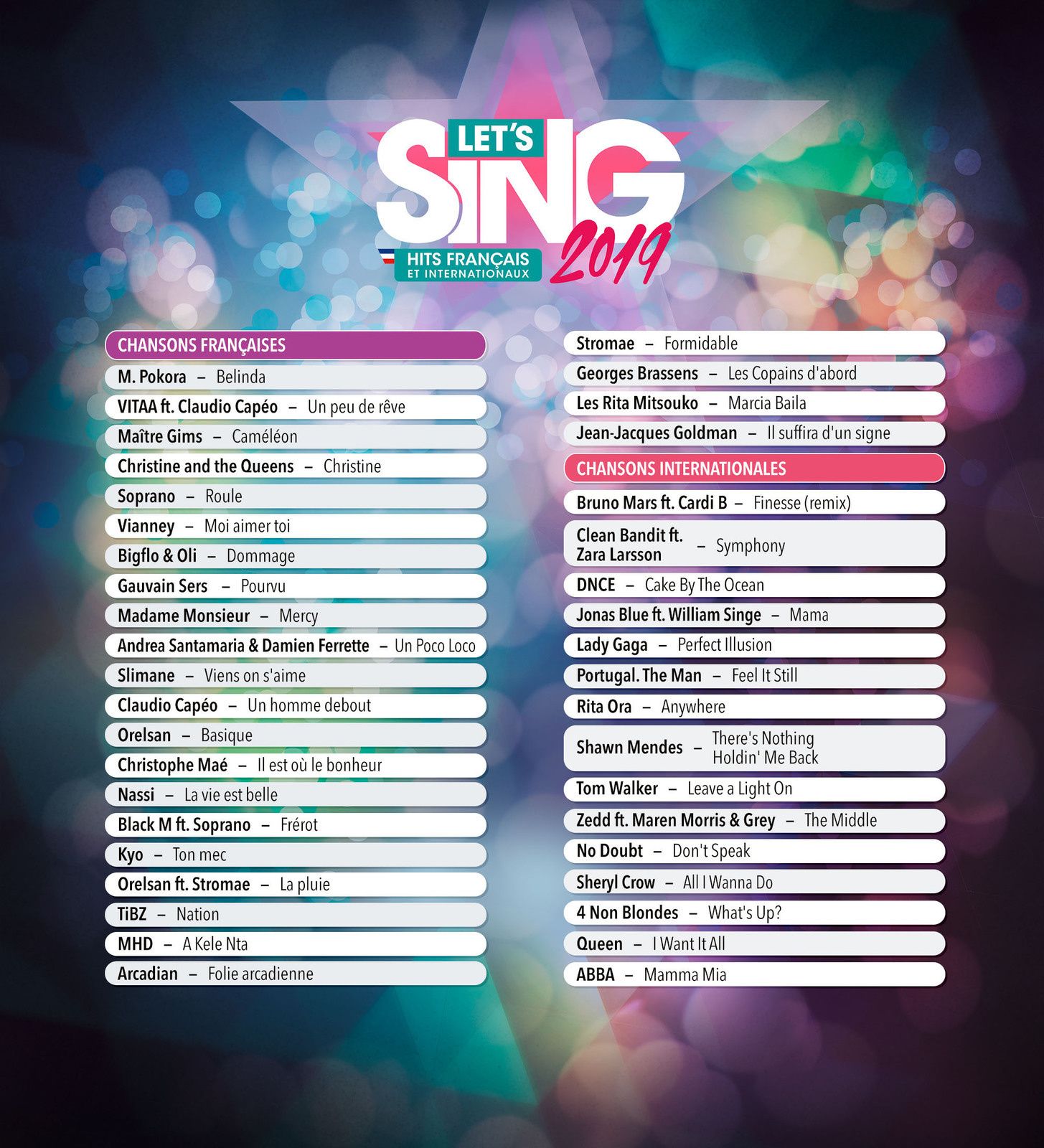 TEST] LET'S SING 2019 HITS FRANCAIS ET INTERNATIONAUX PS4 : la version du  jeu de chant la plus aboutie - Le blog Gaming de Starsystemf