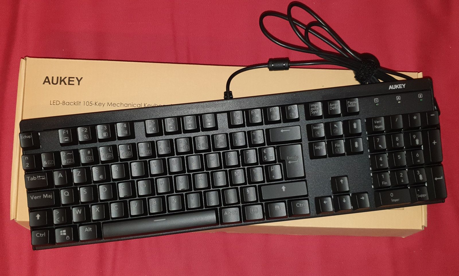 TEST de la Aukey KM-G16 : Un petit prix pour un clavier qui assure  l'essentiel