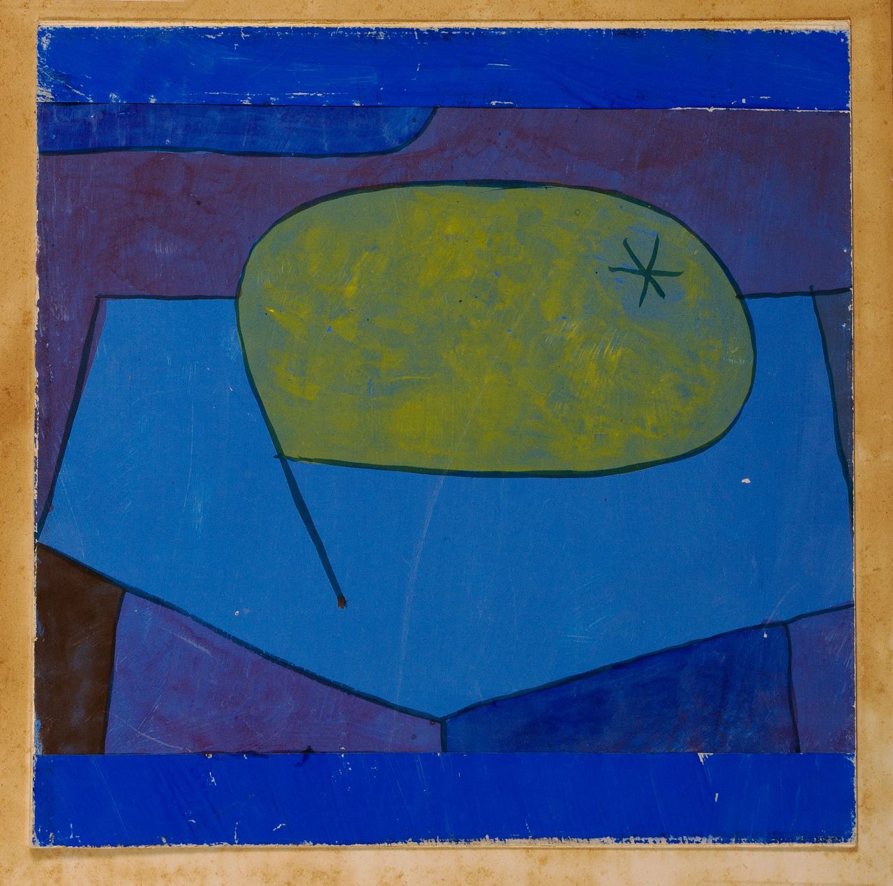 Paul Klee, Beulen Birne, 1934, gouache sur papier, 21 X 21,6 cm.