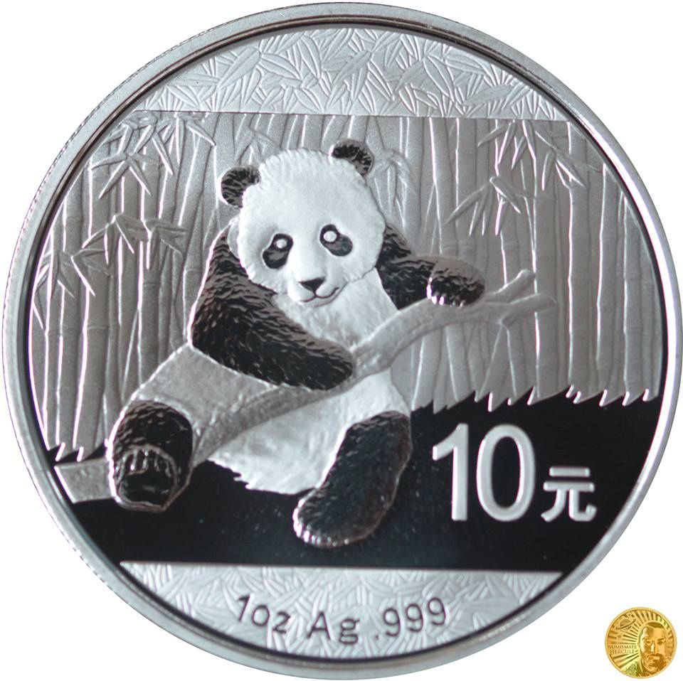 Panda 1 once 10 yuan China 2014
