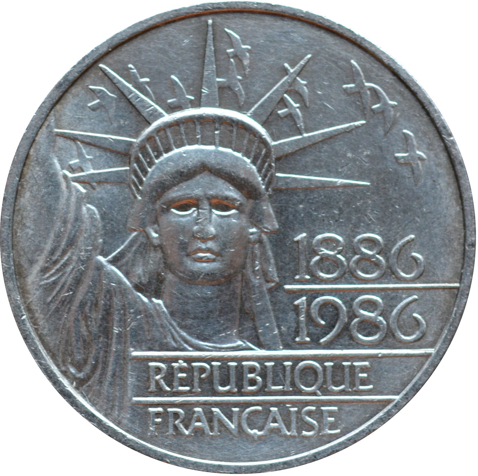 100 francs 100ème anniversaire de la Statut de la Liberté 1986 France