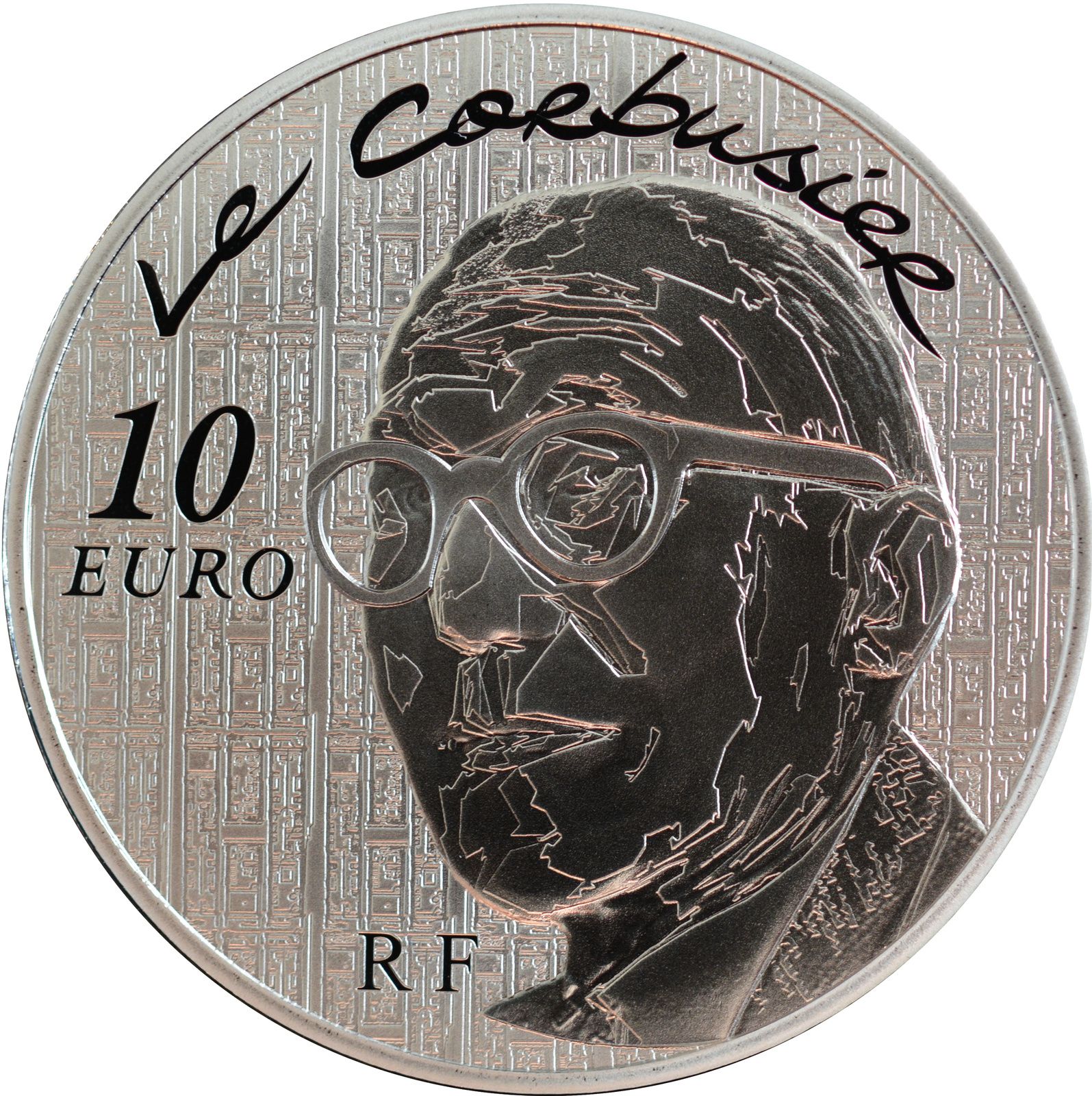 10 euro Les 7 arts: Le Corbusier 2015 France