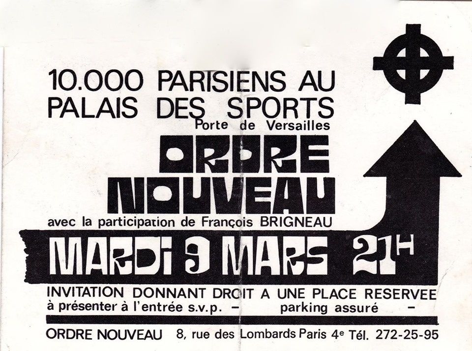 ORDRE NOUVEAU 50 ANS APRÈS, ILS REVIENNENT ! ForumSi