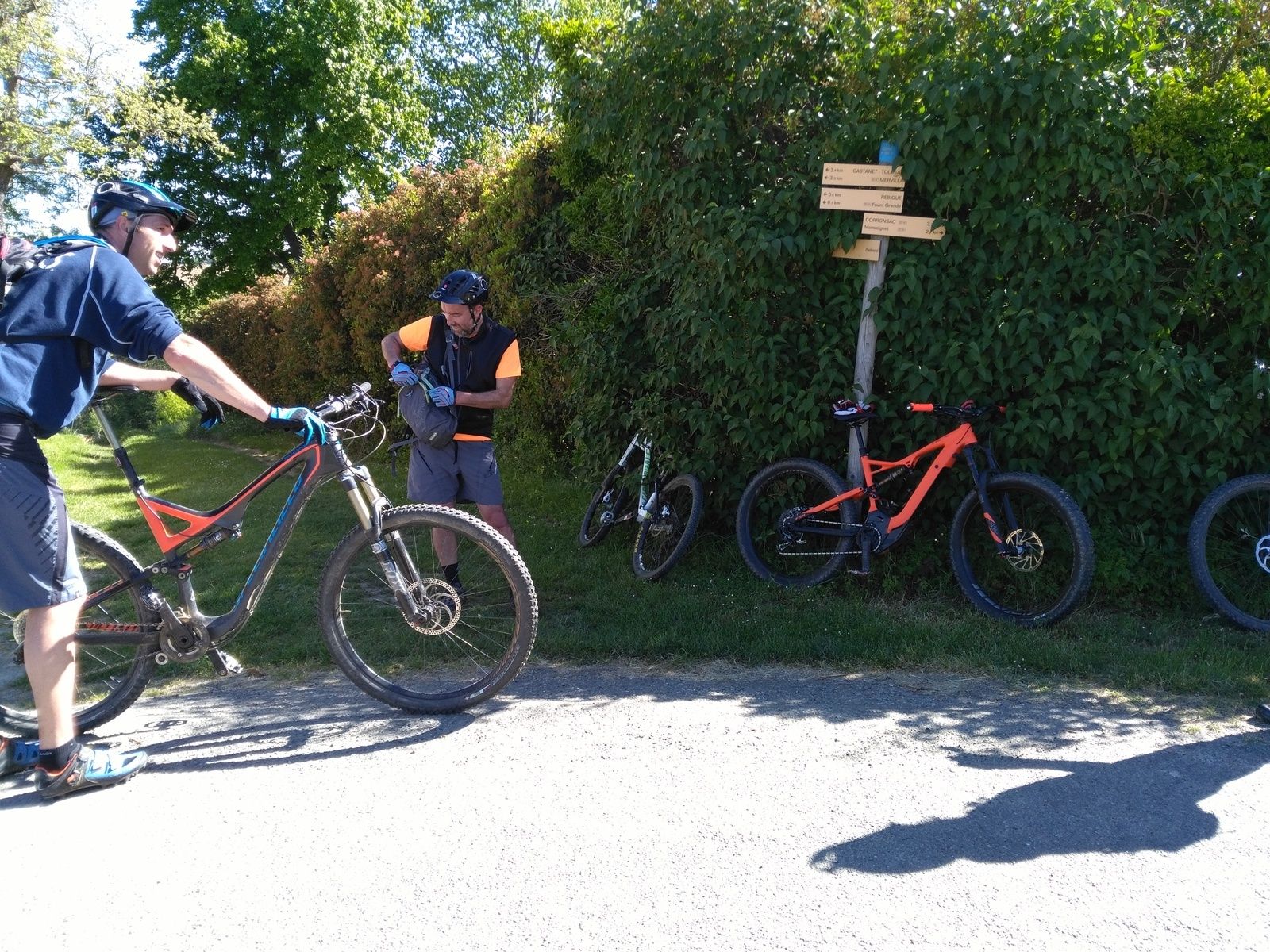 Petit repos avant d'attaquer "le chameau"