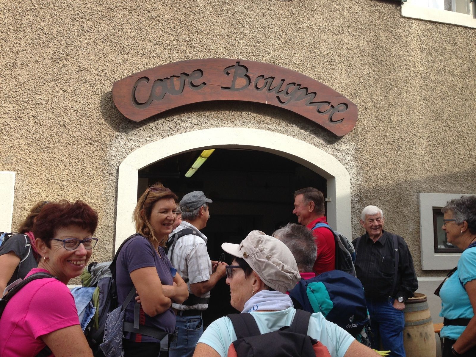 Dégustation de vin ,moût et raisins