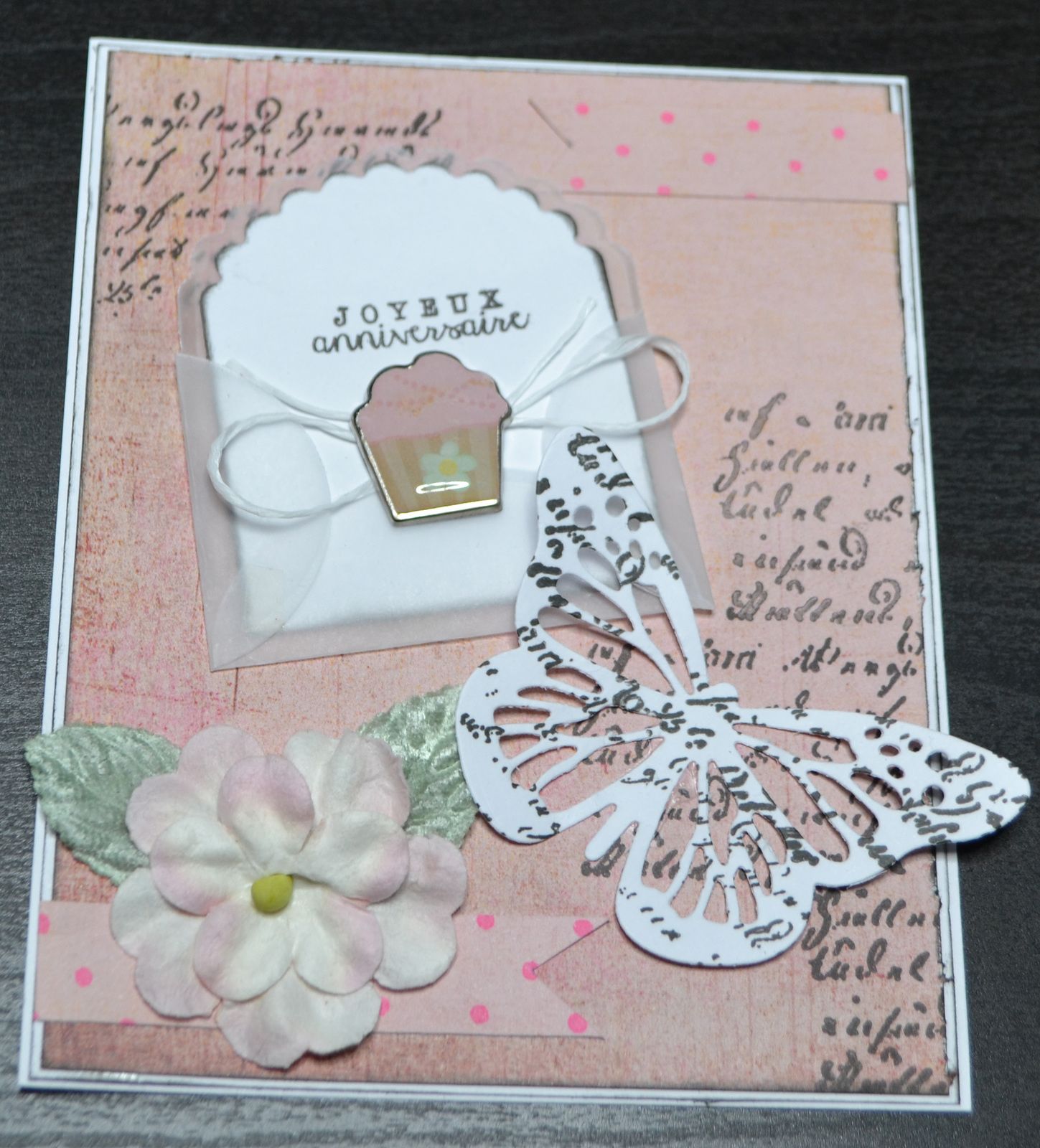 Carte Anniversaire Gisele Le Blog De Cathyscraps