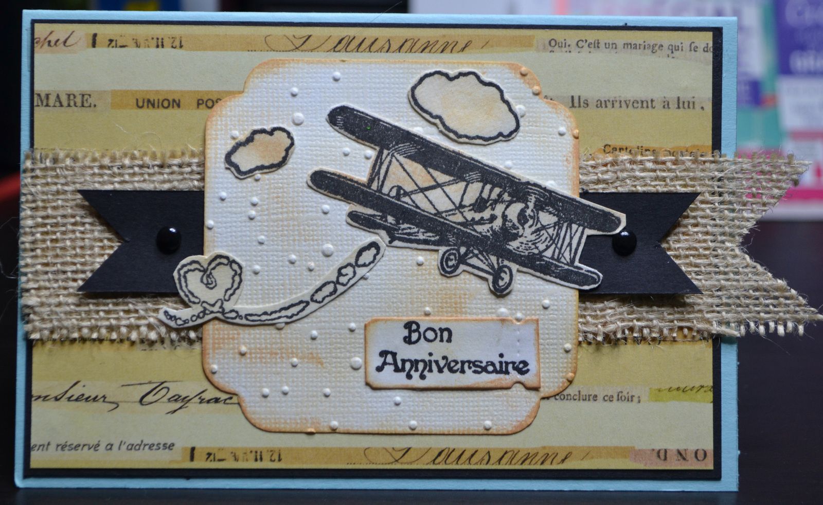 Carte Anniversaire Alain Le Blog De Cathyscraps