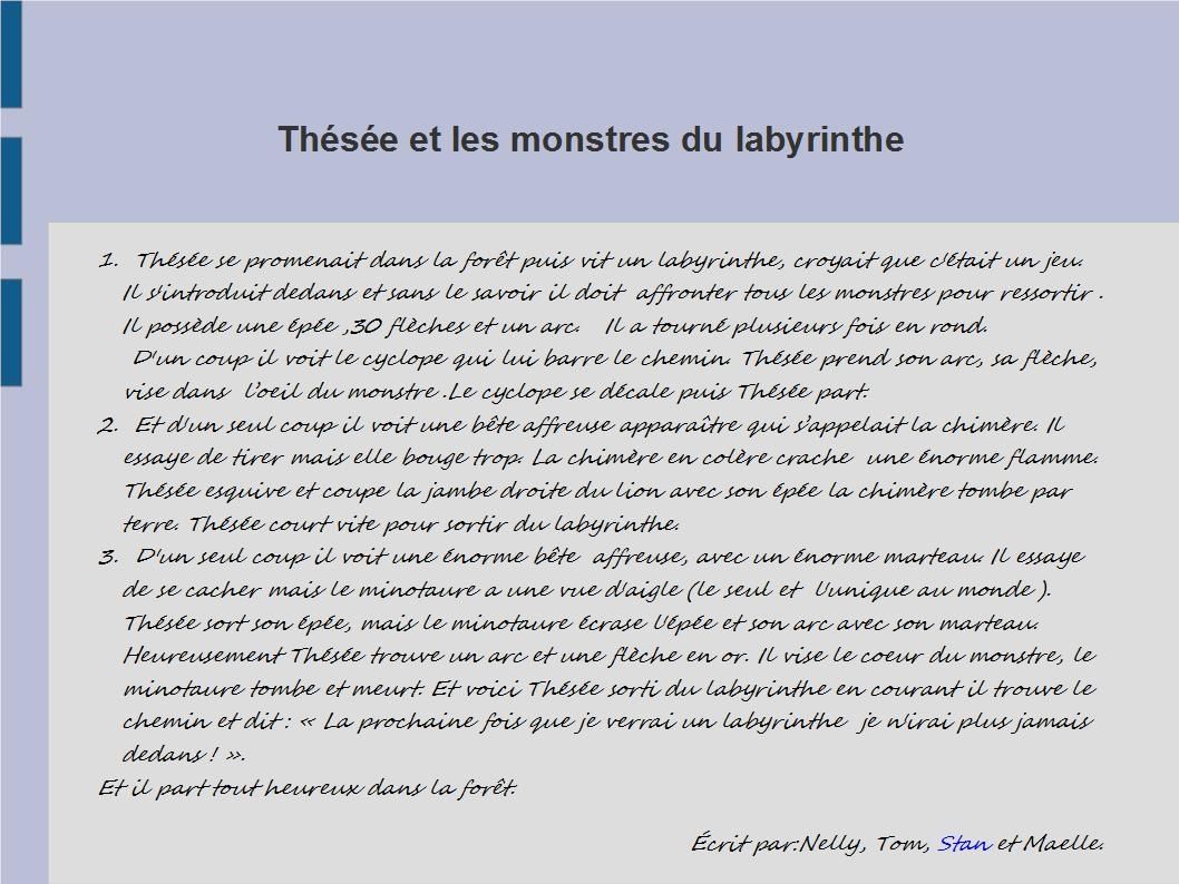 projets de fin d'année CM