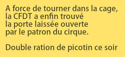 Pour qui le picotin ?