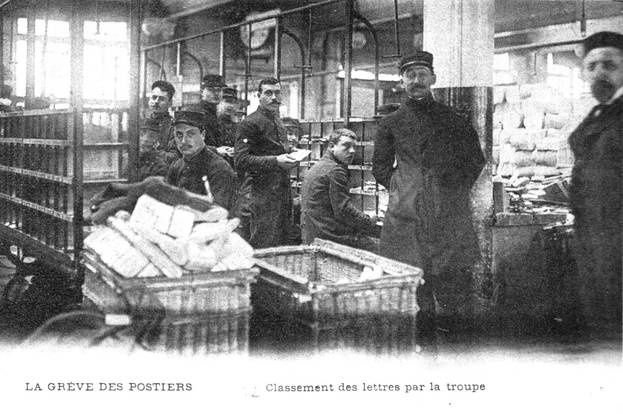 Qui connaissait la grève des postiers de 1909? &quot;Pages d'histoire&quot;. 3- Fonctionnaires, enseignants, postiers