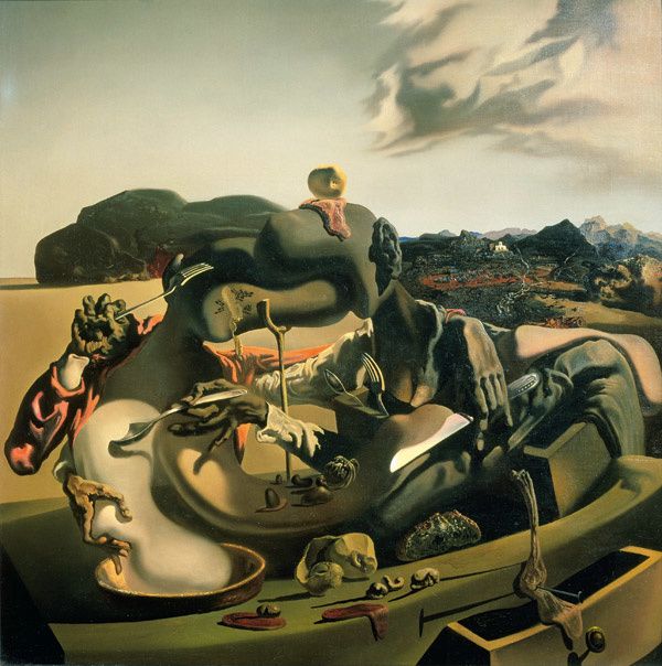 S Dali cannibalisme d'automne vers 1936