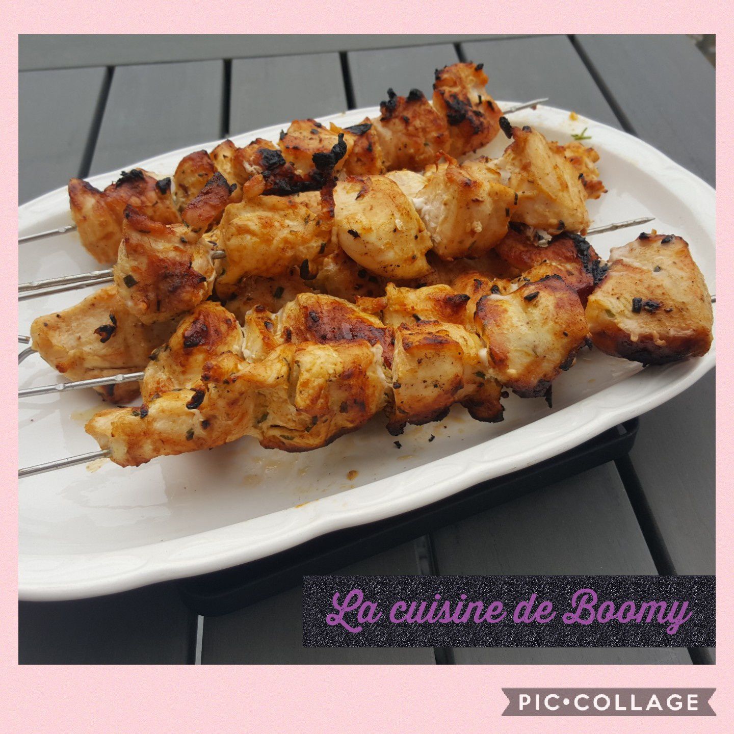 Brochettes de poulet au barbecue : recette facile et rapide Un jour, une  recette