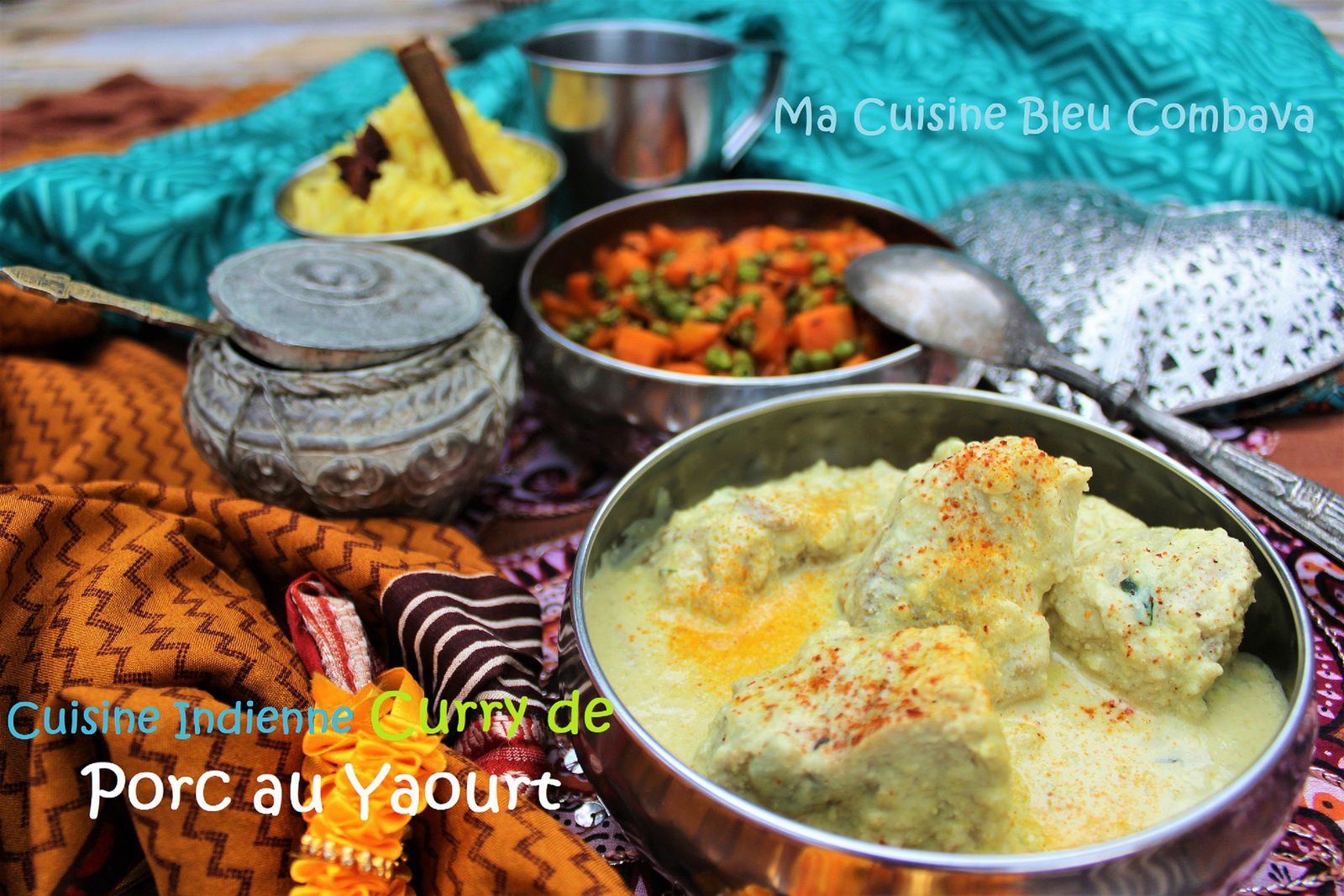 Curry de Porc au Yaourt ~Inspiration Indienne ~