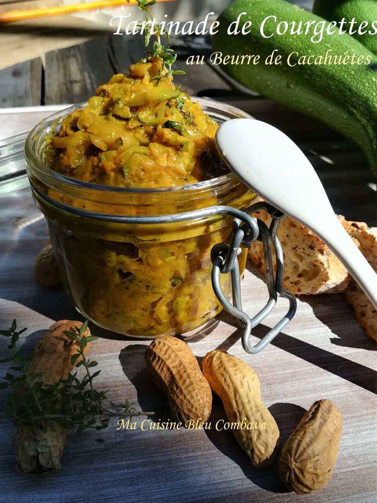 Tartinade de Courgettes au Beurre de Cacahuètes
