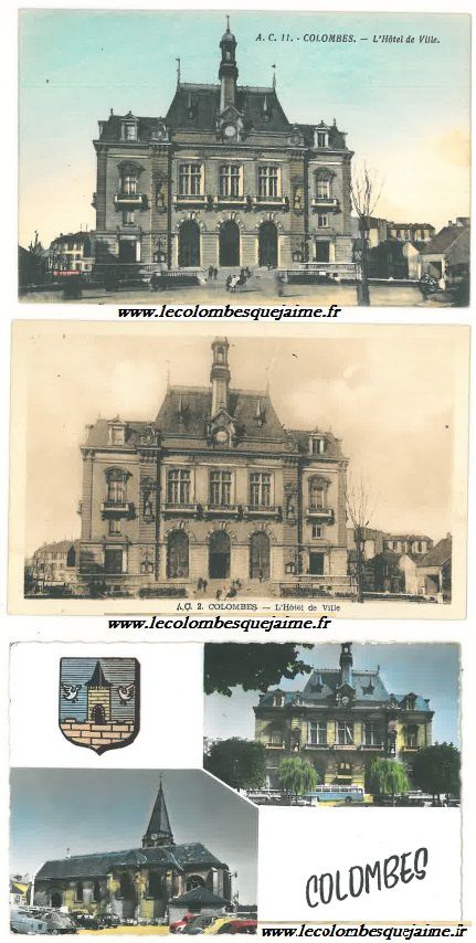 ​​​​​​​Mairie de Colombes 92700 : cartes postales anciennes 