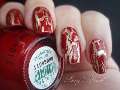 New OPI Red Shatter swatches! - Lucy's Stash