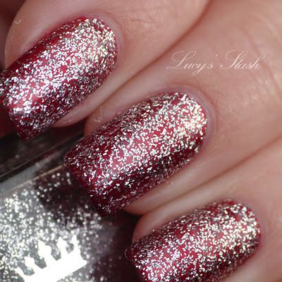 A England Merlin glitter layered over Perceval - review and swatches -  Lucy's Stash
