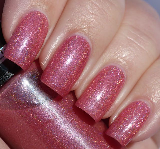 Hits No Olimpo Afrodite - pink holographic polish