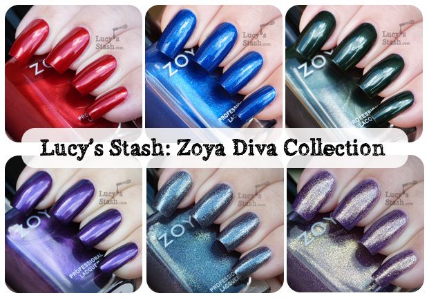 Lucy's Stash - Zoya Diva Collection for Fall 2012