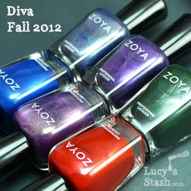 Lucy's Stash - Zoya Diva Collection for Fall 2012