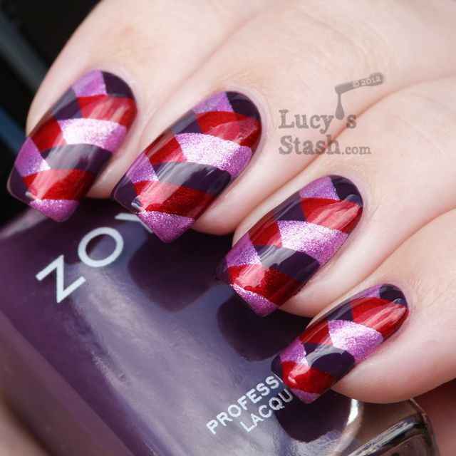 Lucy's Stash - Fishtail braid manicure