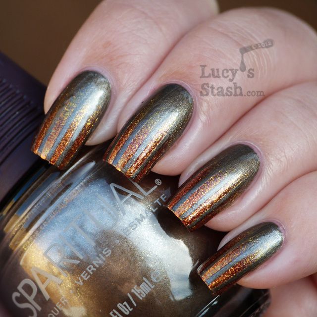 Lucy's Stash - gradient tape stripes manicure 