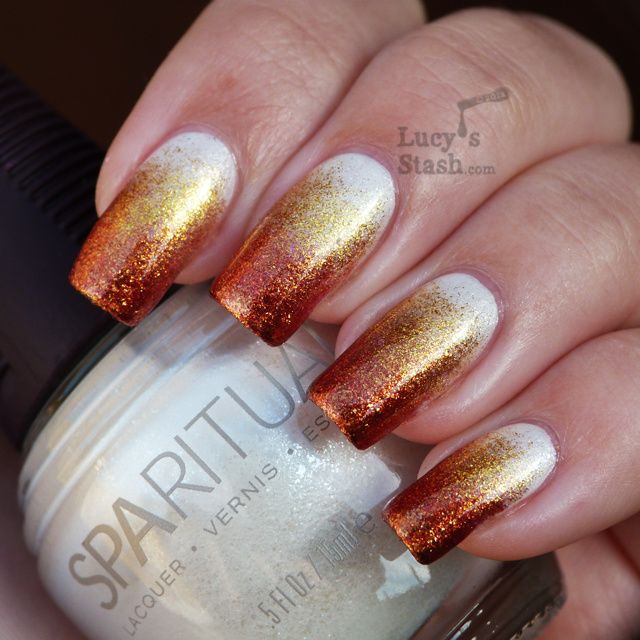 Lucy's Stash - Gradient nails with SpaRitual shades