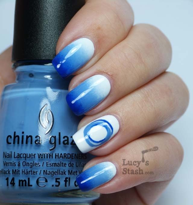 Lucy's Stash - Blue manicure for the World Diabetes Day