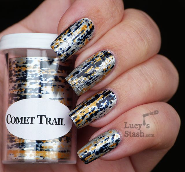 Lucy's Stash - Comet Trail foil nails