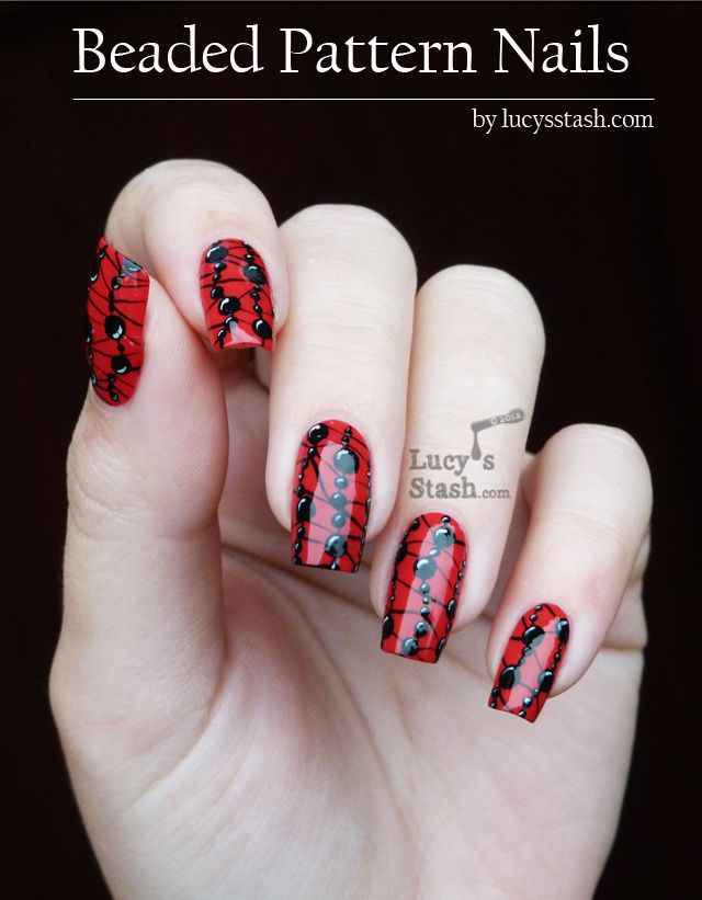 Lucy's Stash - Beaded Pattern Nails