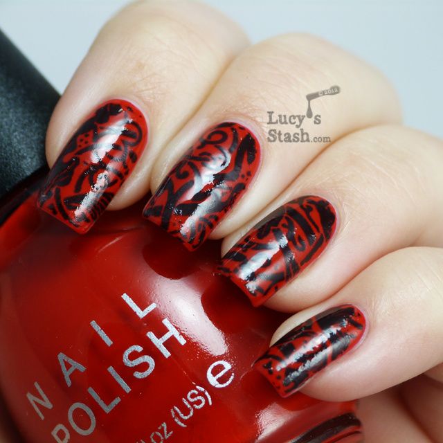 Lucy's Stash - Lace Nail Foils manicure