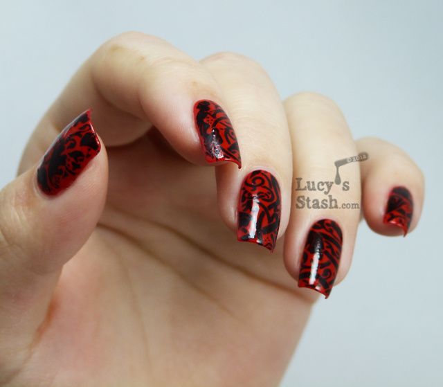 Lucy's Stash - Lace Nail Foils manicure