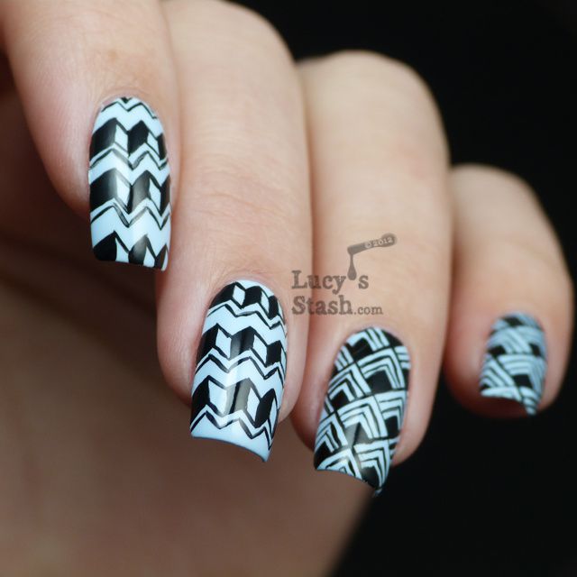 Lucy's Stash - patterned manicure