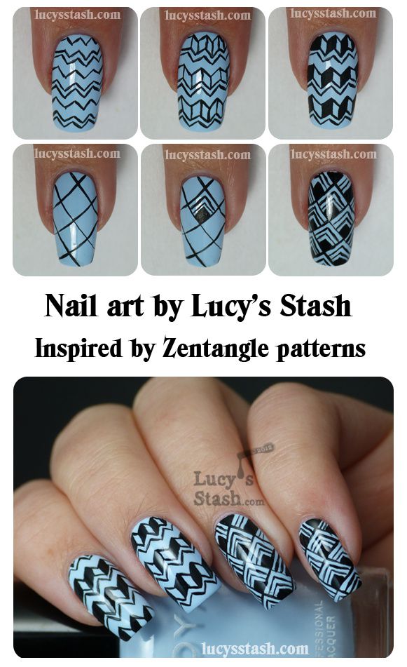 Lucy's Stash - Patterned nails tutorial