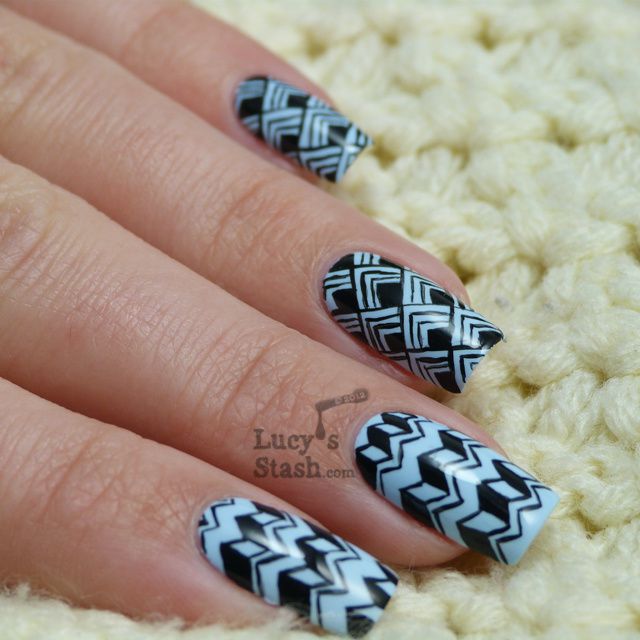 Lucy's Stash - patterned manicure