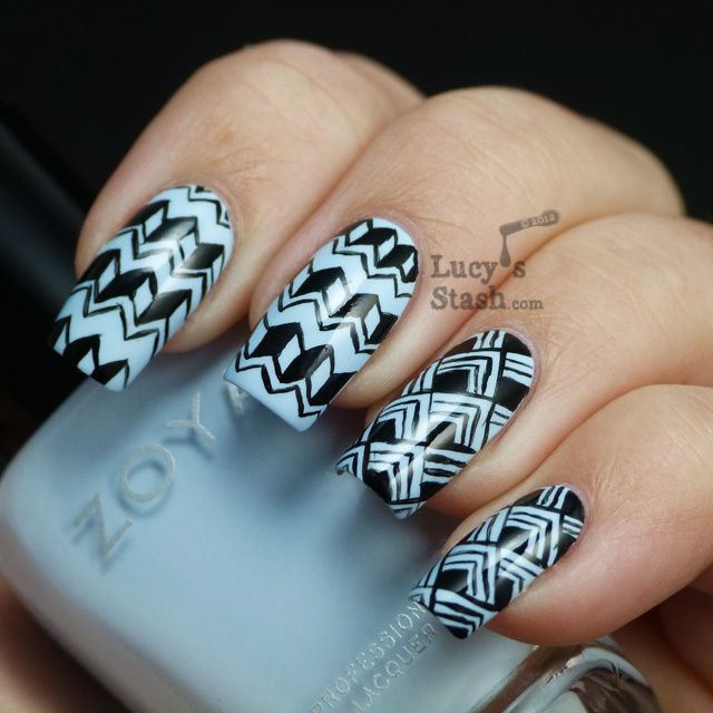 Lucy's Stash - patterned manicure